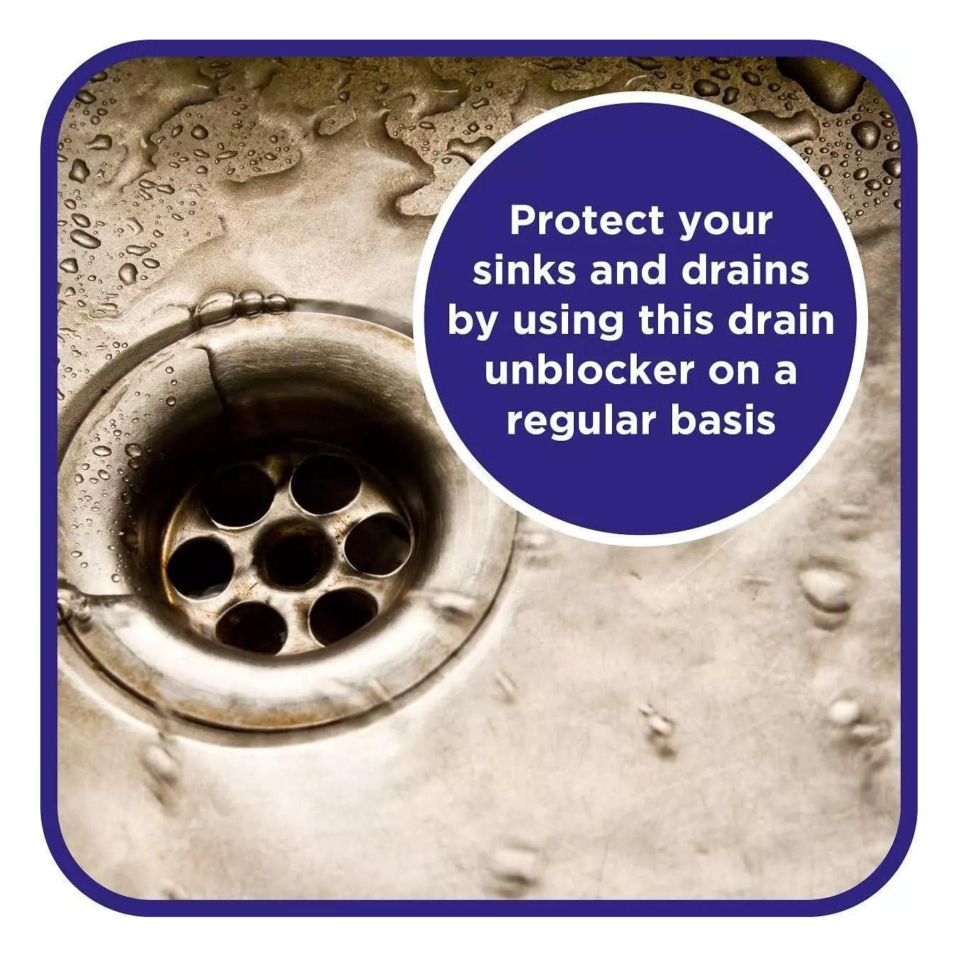 Double Action Drain Foamer 500ml – Unblocks & Cleans Drains