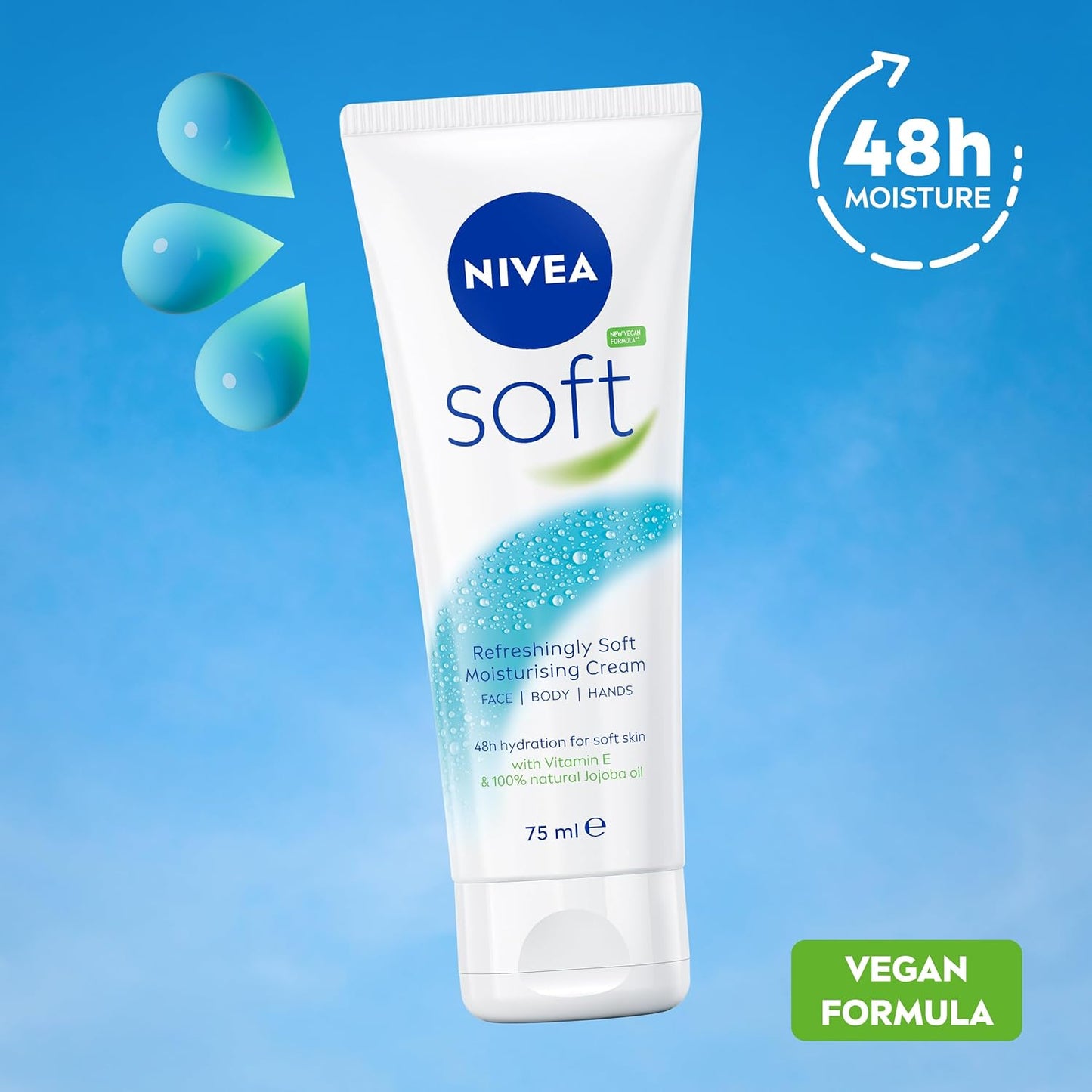 Soft Moisturiser 75ml – Lightweight Daily Hydrating Cream