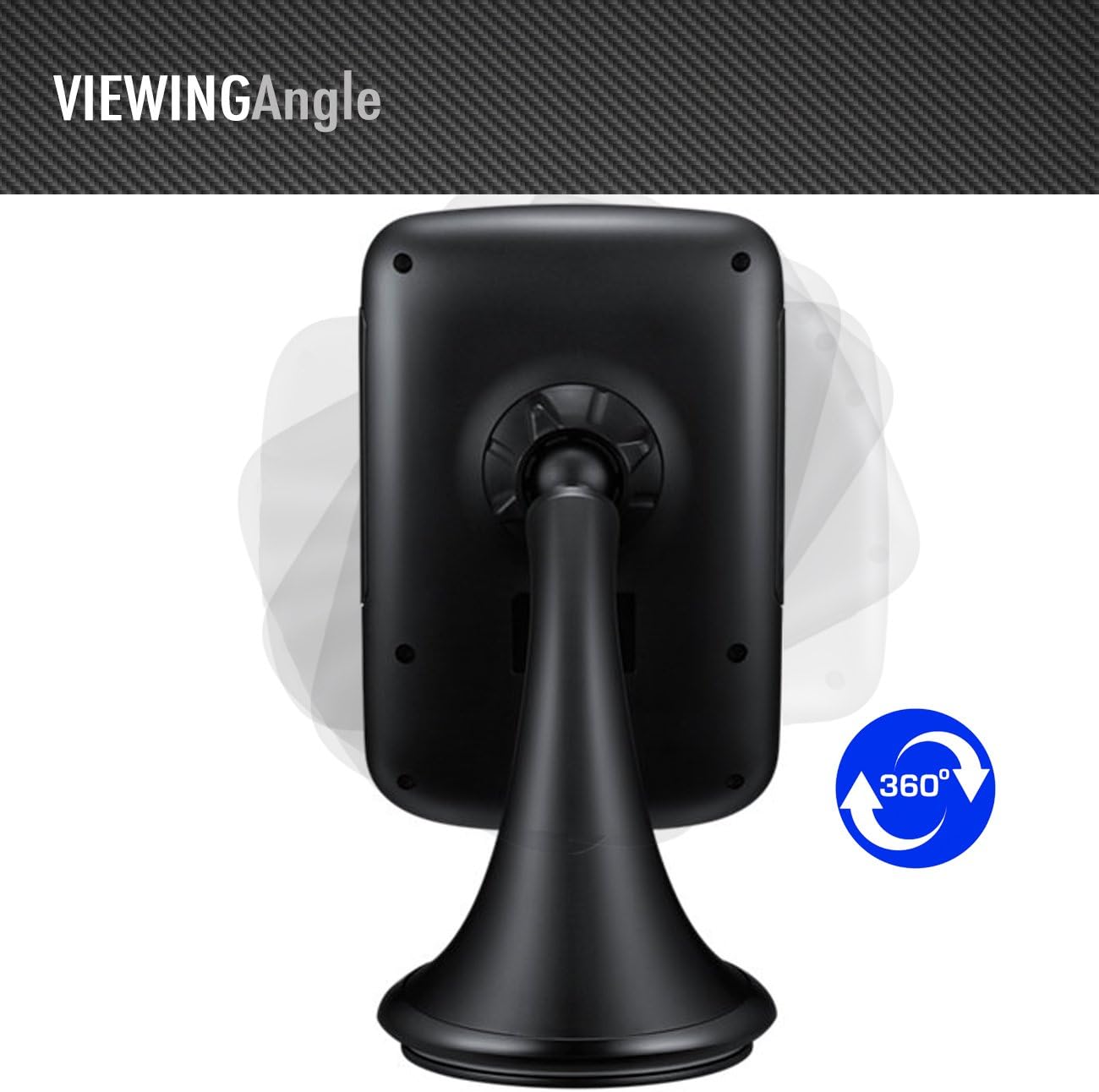 Car Window Mount Phone Holder – 360° Rotation, Magnetic Grip, Cable Clip
