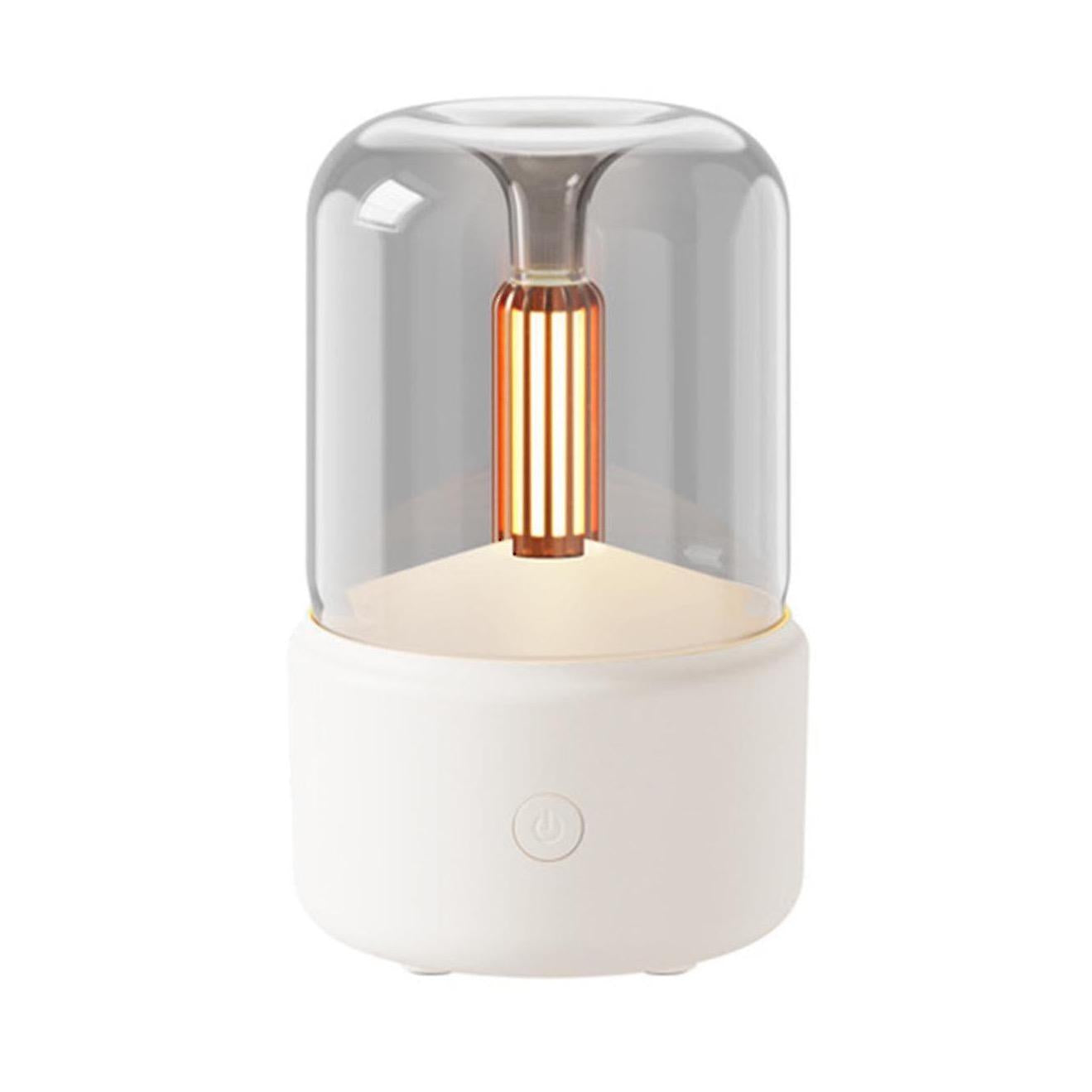 USB Candlelight Aroma Diffuser – 120ml Essential Oil Humidifier for Home, Office & Relaxation