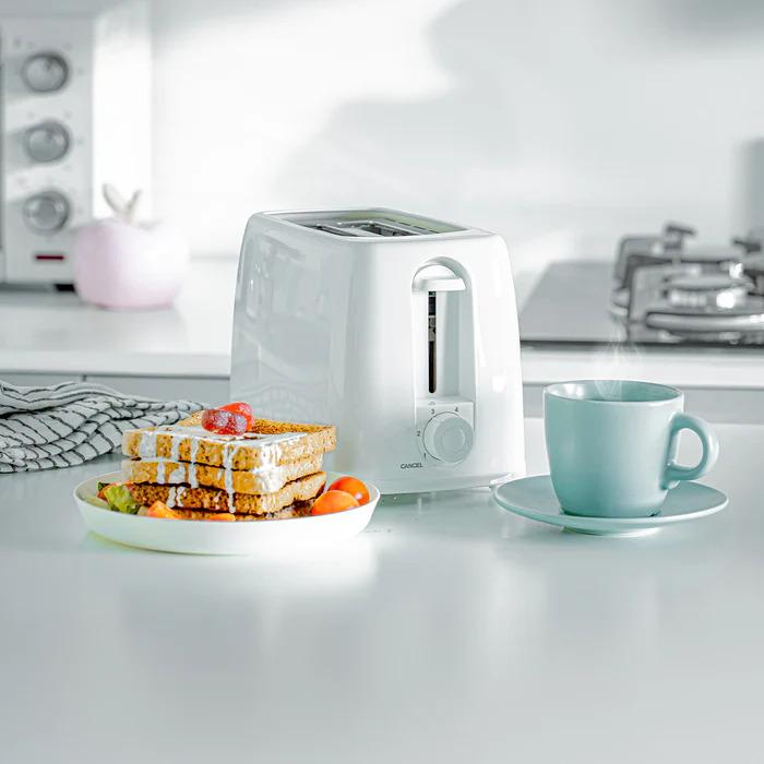 2-Slice Toaster – 650W, 6-Level Browning, Removable Crumb Tray