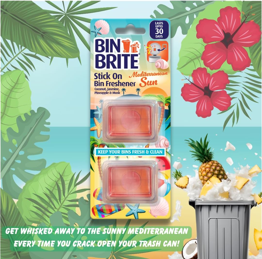 Tropical Scent Bin Freshener Multi-Pack – Mediterranean Sun, Lost in Paradise, Island Fruit