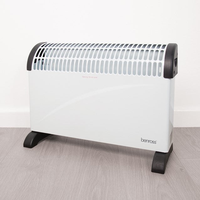 2000W Portable Convector Heater with 3 Heat Settings – Energy Efficient Electric Heater
