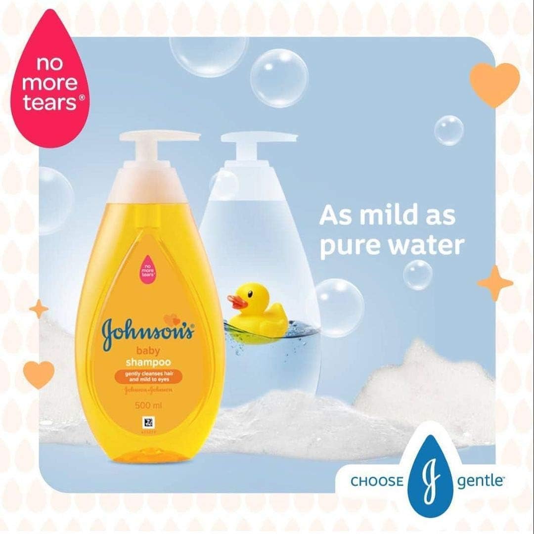 Johnson's Baby Shampoo 100ml Mini Travel Bottle, No More Tears Formula, Hypoallergenic, Soft and Shiny Hair, Ideal Baby Shower Gift - Haircare Kids for Holidays