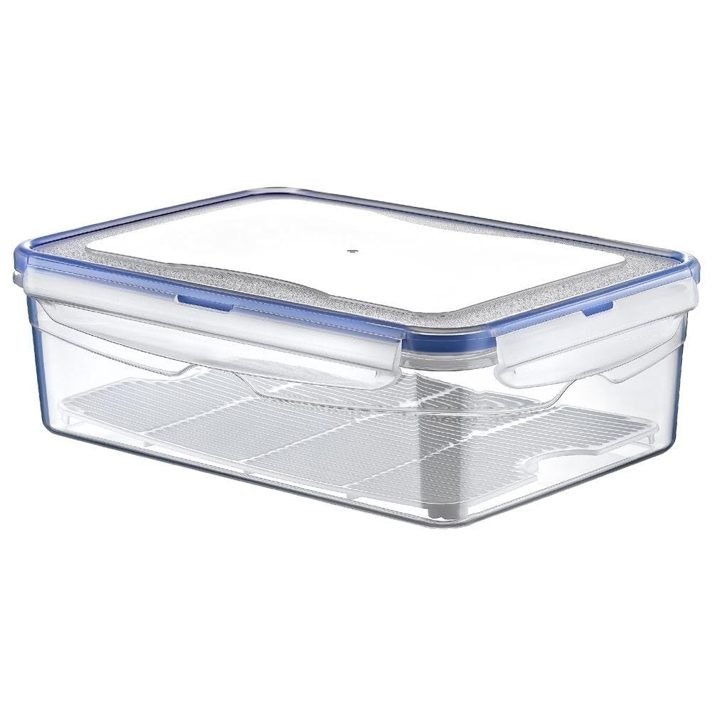 Hobby Life Clip Click & Lock Airtight Storage Box 2.6L Clear Food Container Stackable Organization Bin
