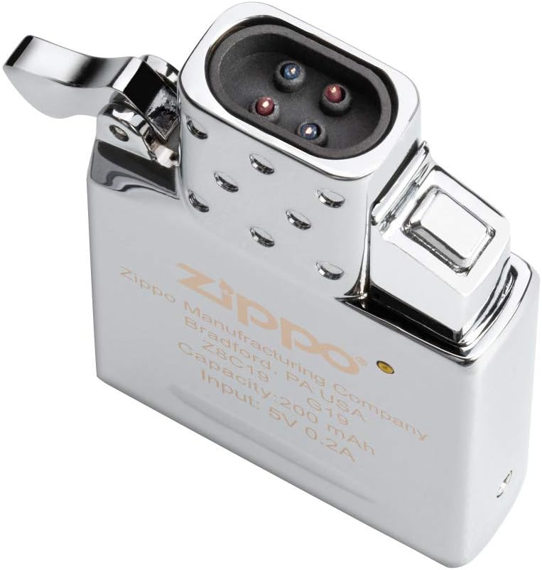 Double Plasma Arc Lighter Insert – USB Rechargeable, Flameless