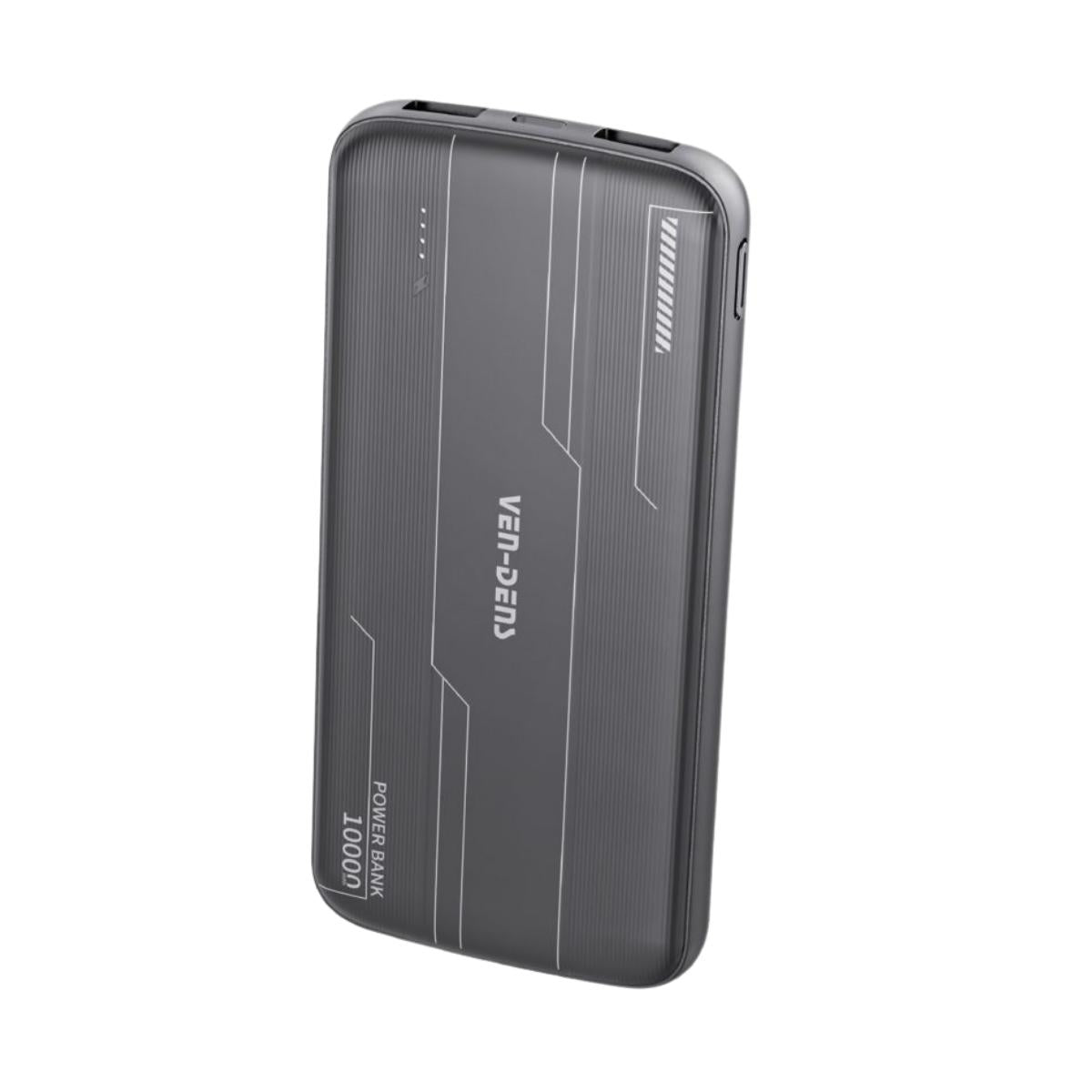 10,000mAh Portable Power Bank – Overheat & Overcharge Protection, Dual USB Output