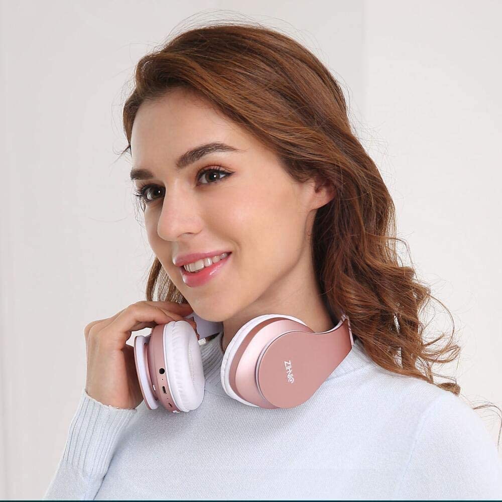 Foldable Bluetooth Headphones – Wireless & Wired, 15-Hour Playtime