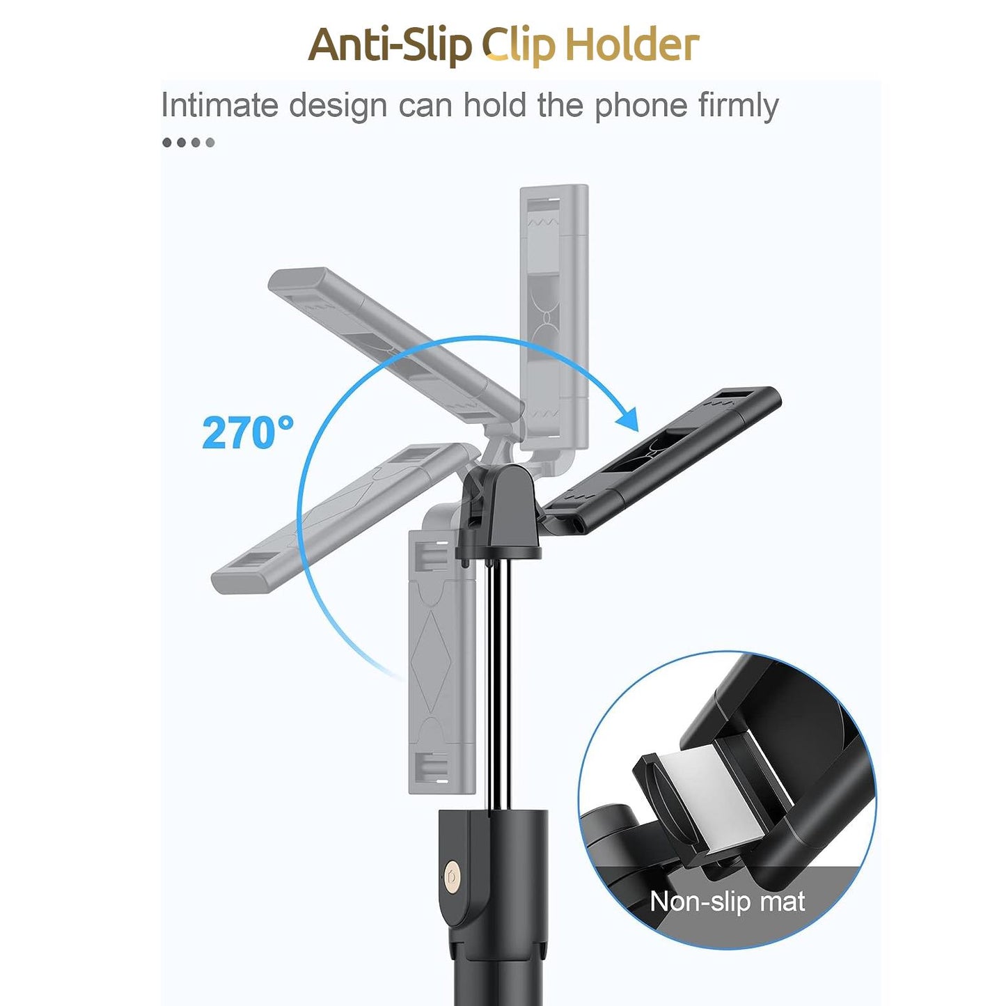 3-in-1 Professional Selfie Stick, Tripod & Wireless Remote – All-in-One Photography Accessory for Smartphones
