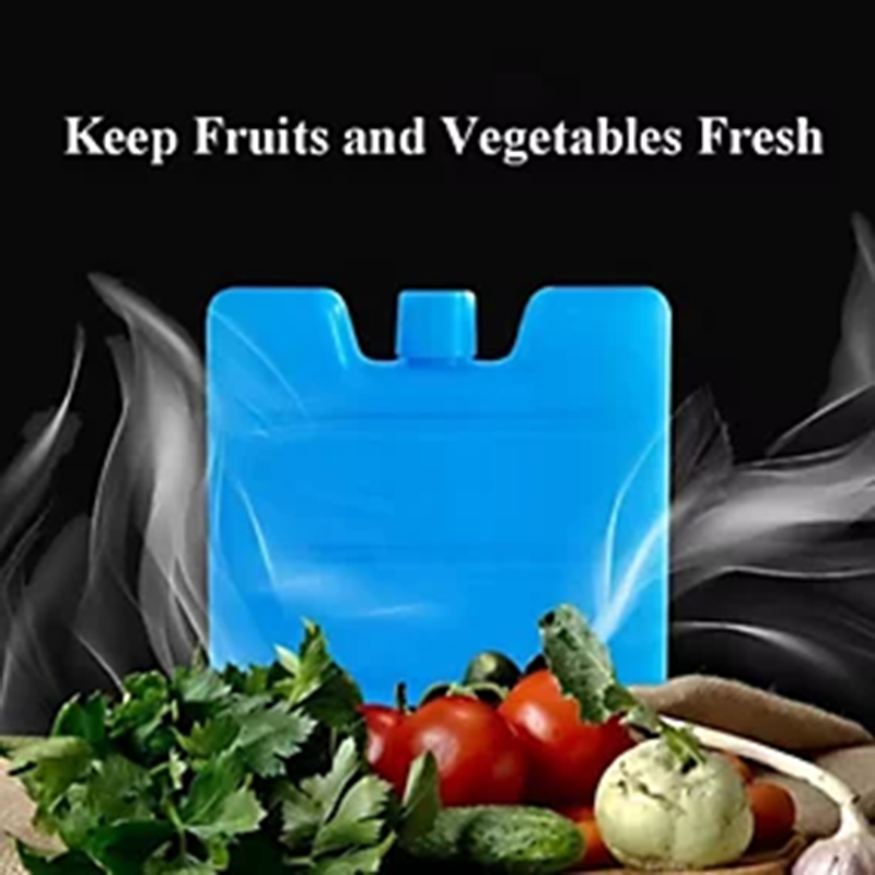 Ashley 3pc Mini Ice Brick Set - Reusable Freezer Blocks for Lunchboxes & Travel - Blue Ice Bricks