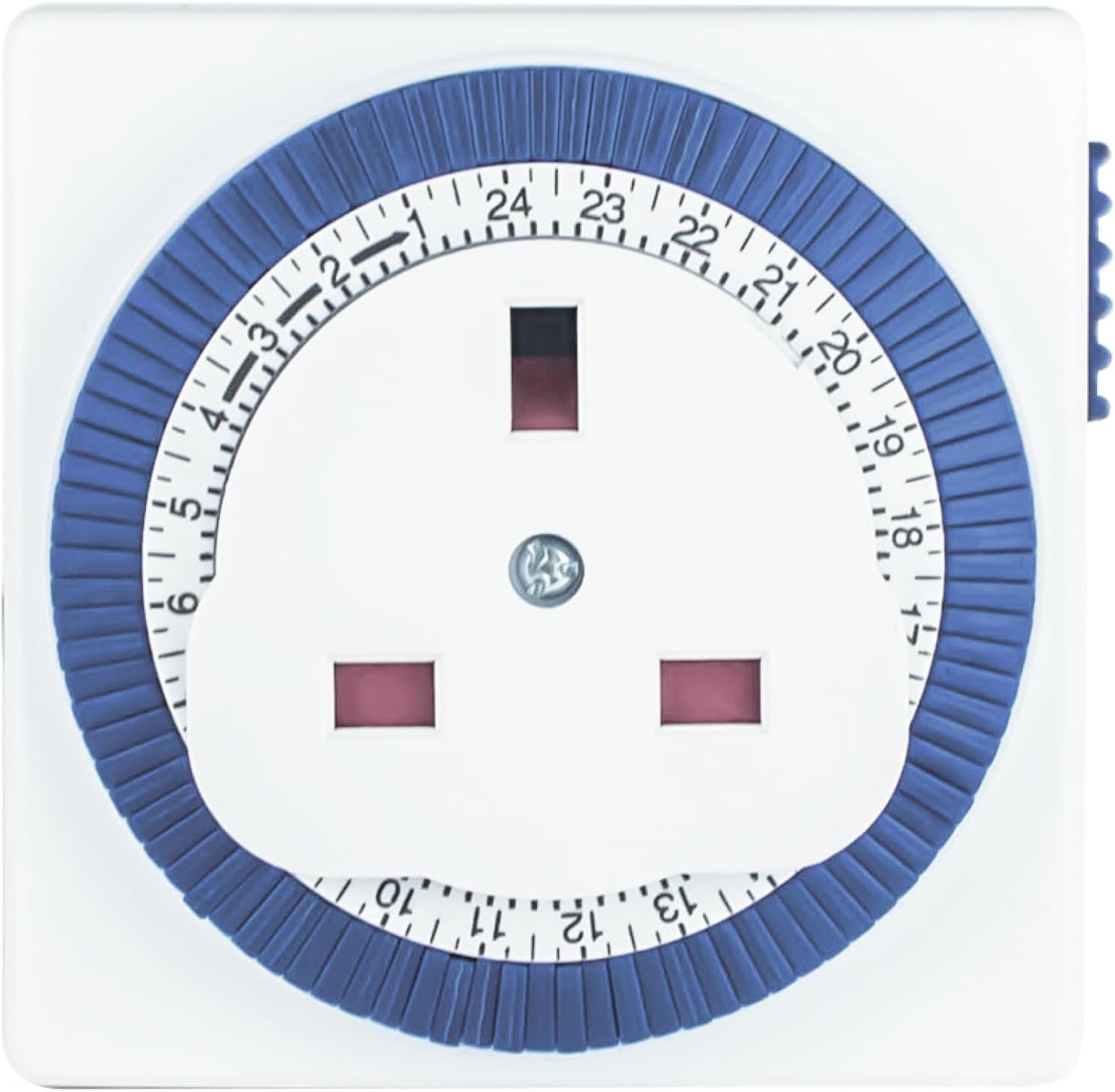 24-Hour Plug-in Mechanical Timer Switch – Programmable with UK Socket
