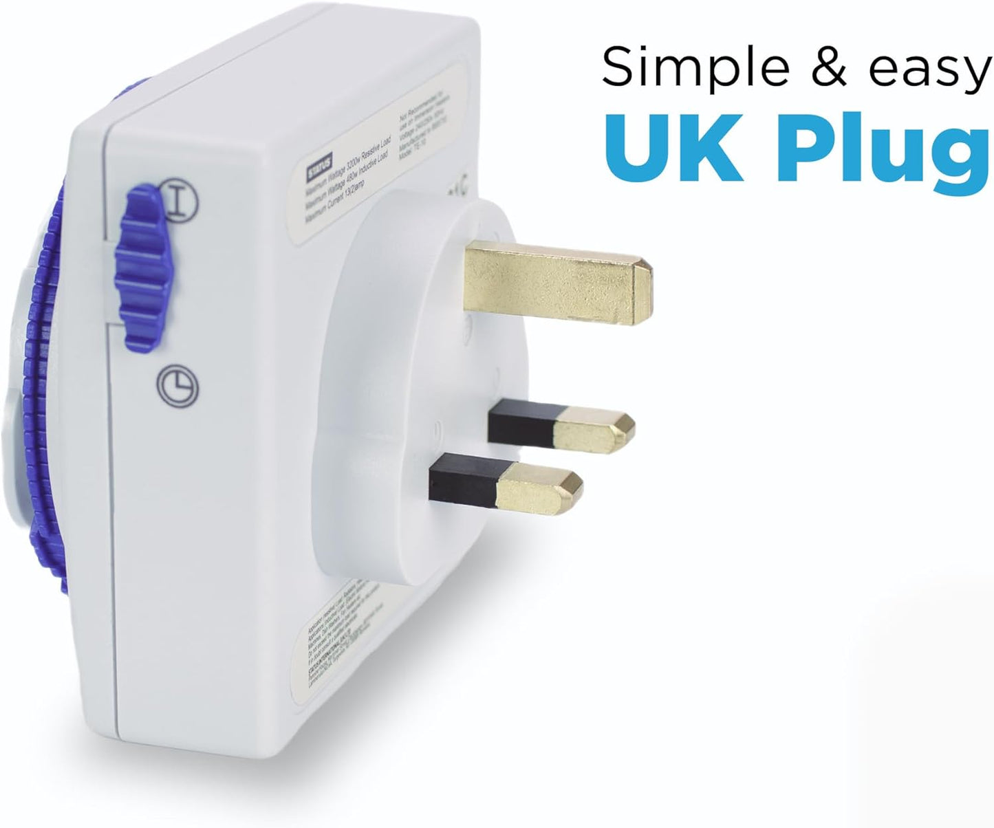24-Hour Plug-in Mechanical Timer Switch – Programmable with UK Socket