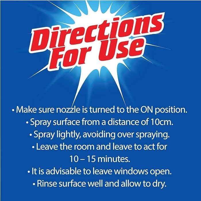Elbow Grease Mould & Mildew Stain Remover Spray 700ml for Effective Mold Removal, Prevent Mould Growth Bathroom Kitchen Toilet Outdoor and Indoor