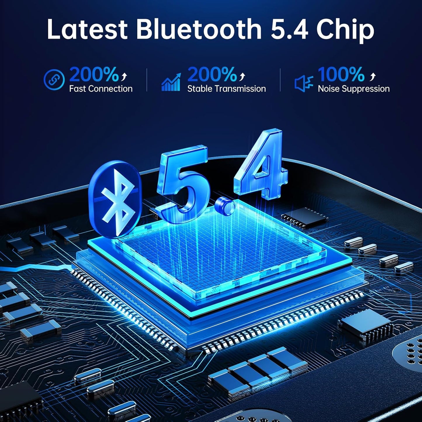 Bluetooth 5.0 FM Car Adaptor – Fast USB Charging, Hands-Free Calls, RGB Lights