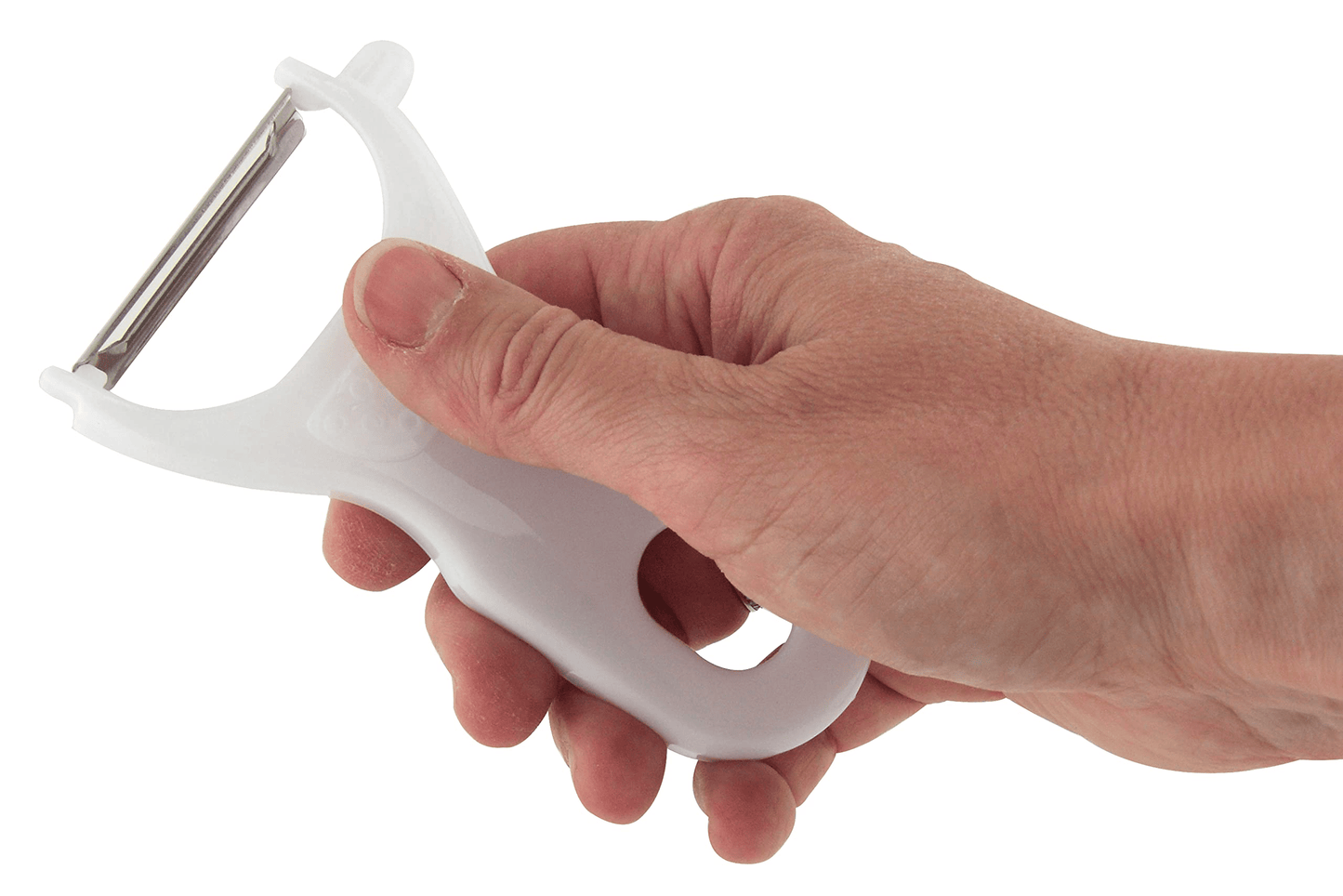 Apollo Speedy Peeler - Kitchen Tool for Quick, Efficient Peeling of Fruits and Vegetables, Ergonomic Grip, Stainless Steel Blade