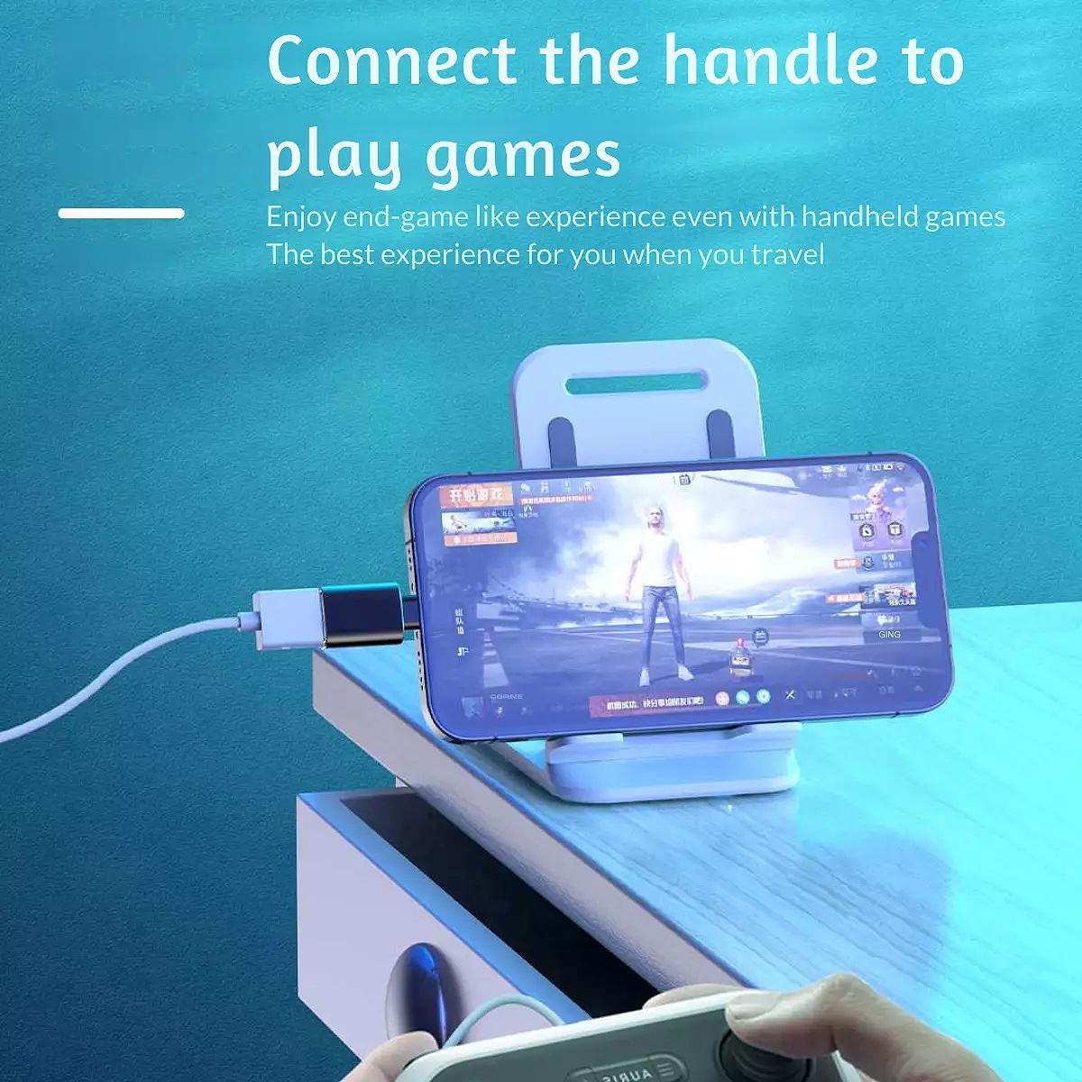 USB-A to USB-C OTG Adaptor – Fast Data & Charging