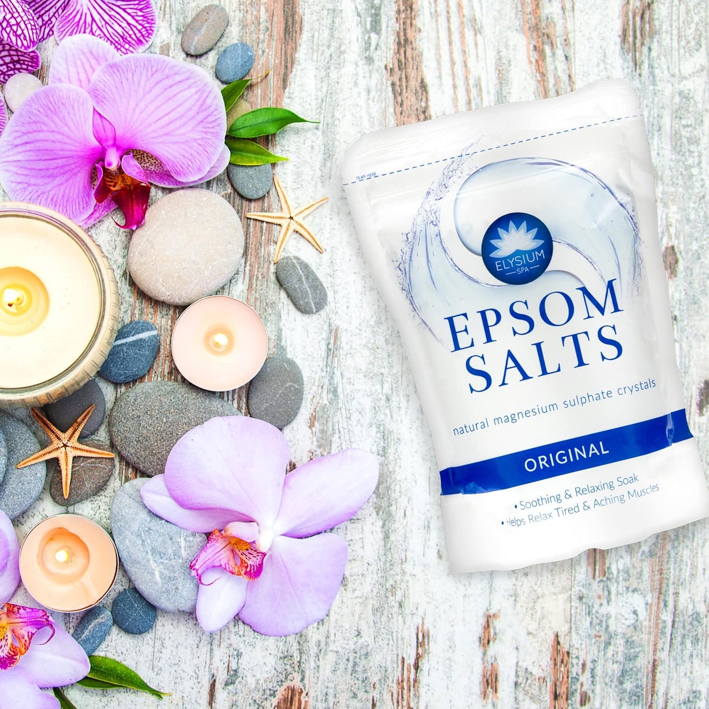 Epsom Bath Salts 450g – Original Formula for Relaxation & Muscle Relief