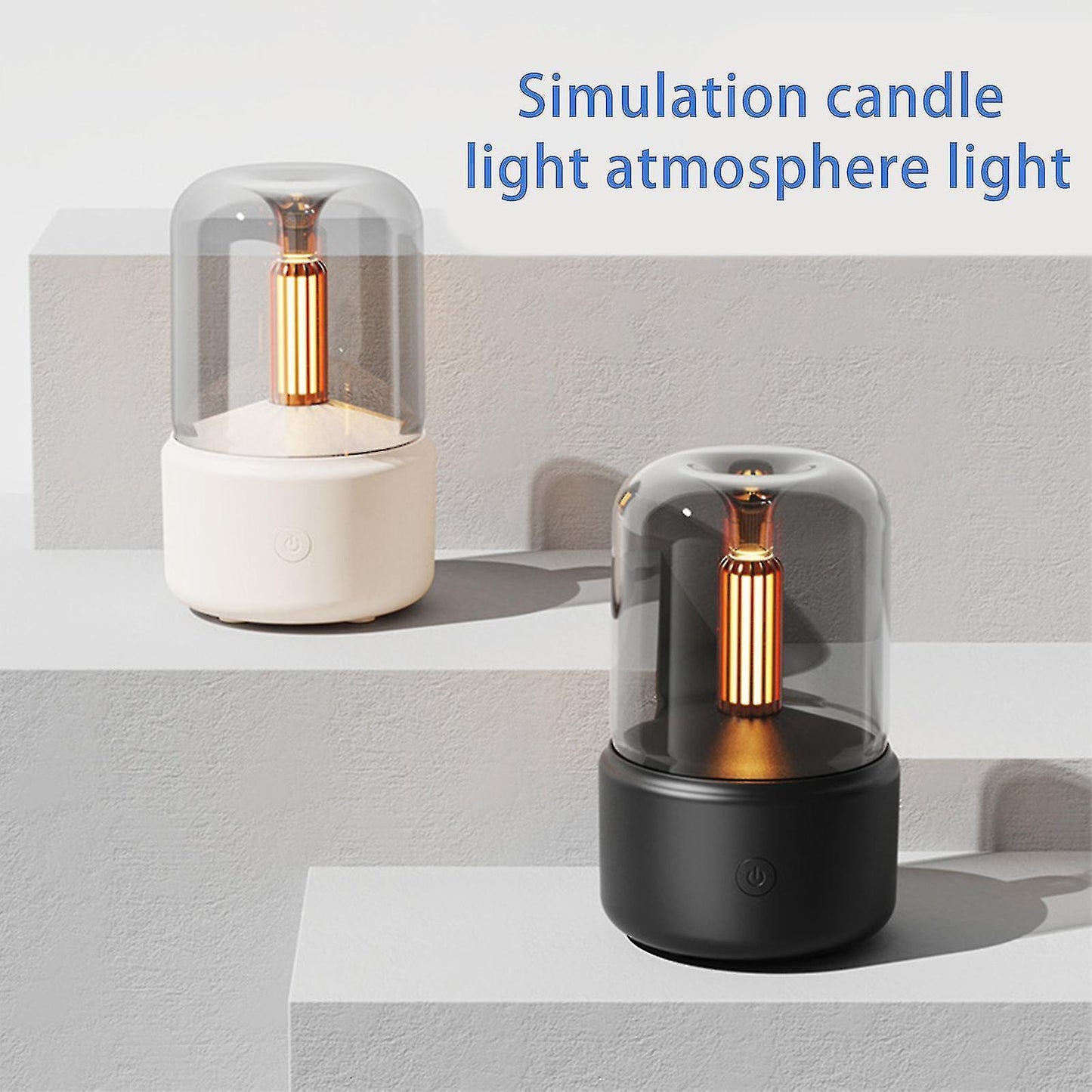 USB Candlelight Aroma Diffuser – 120ml Essential Oil Humidifier for Home, Office & Relaxation