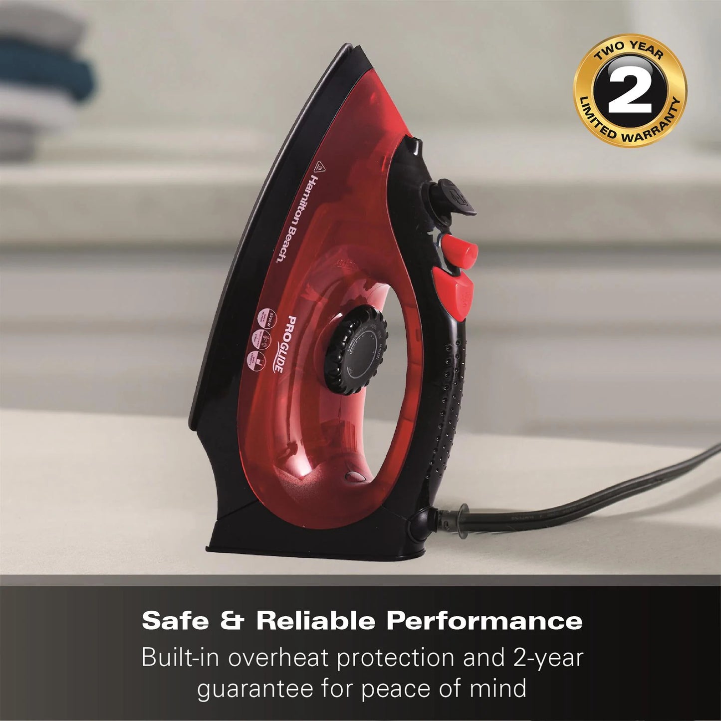 ProGlide 2200W Steam Iron – Fast Heat, Smooth Glide, Crease-Free Results