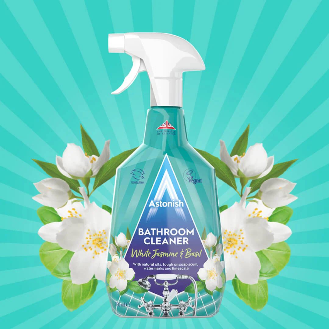 Bathroom Cleaner Spray – White Jasmine & Basil 750ml