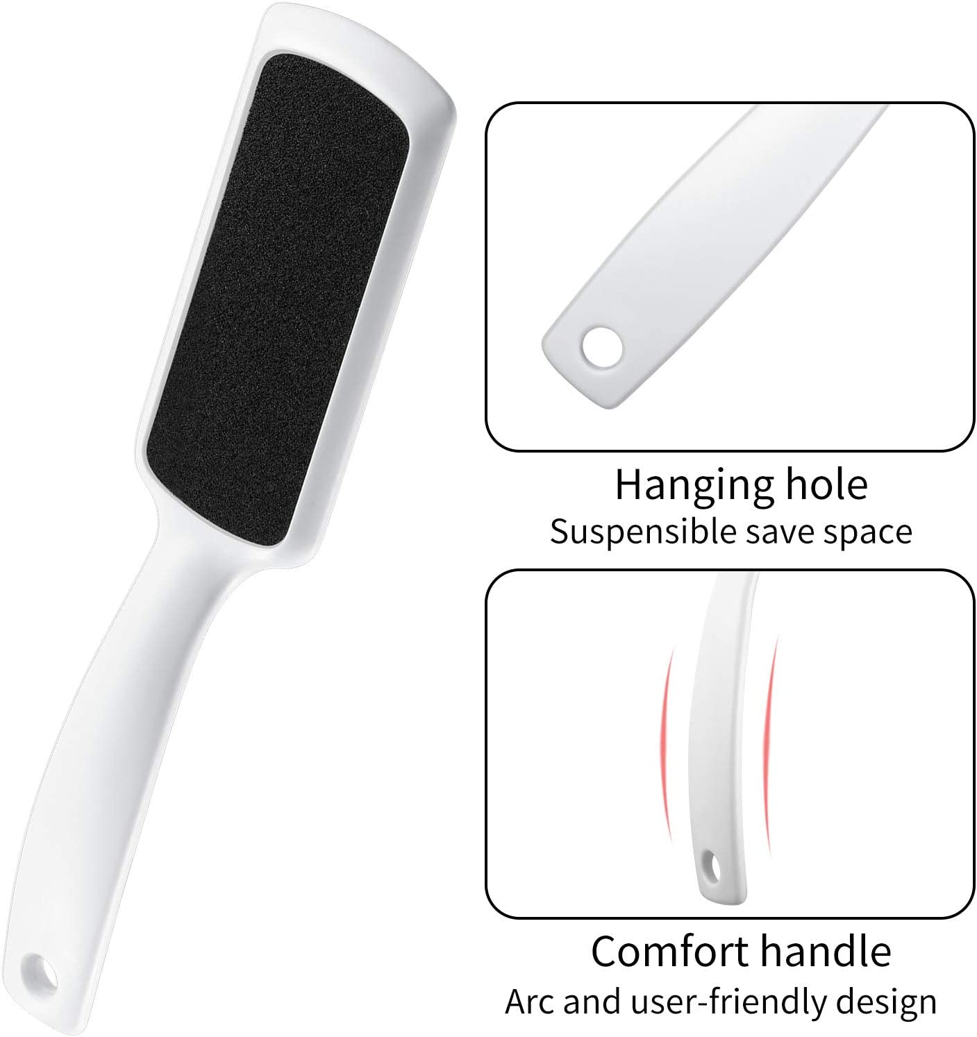 Double-Sided Foot File 3-Pack – Callus Remover for Wet & Dry Use