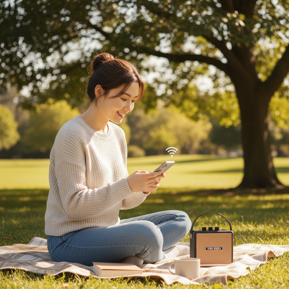 Portable Wireless Speaker – Bluetooth, Rechargeable, Clear Sound