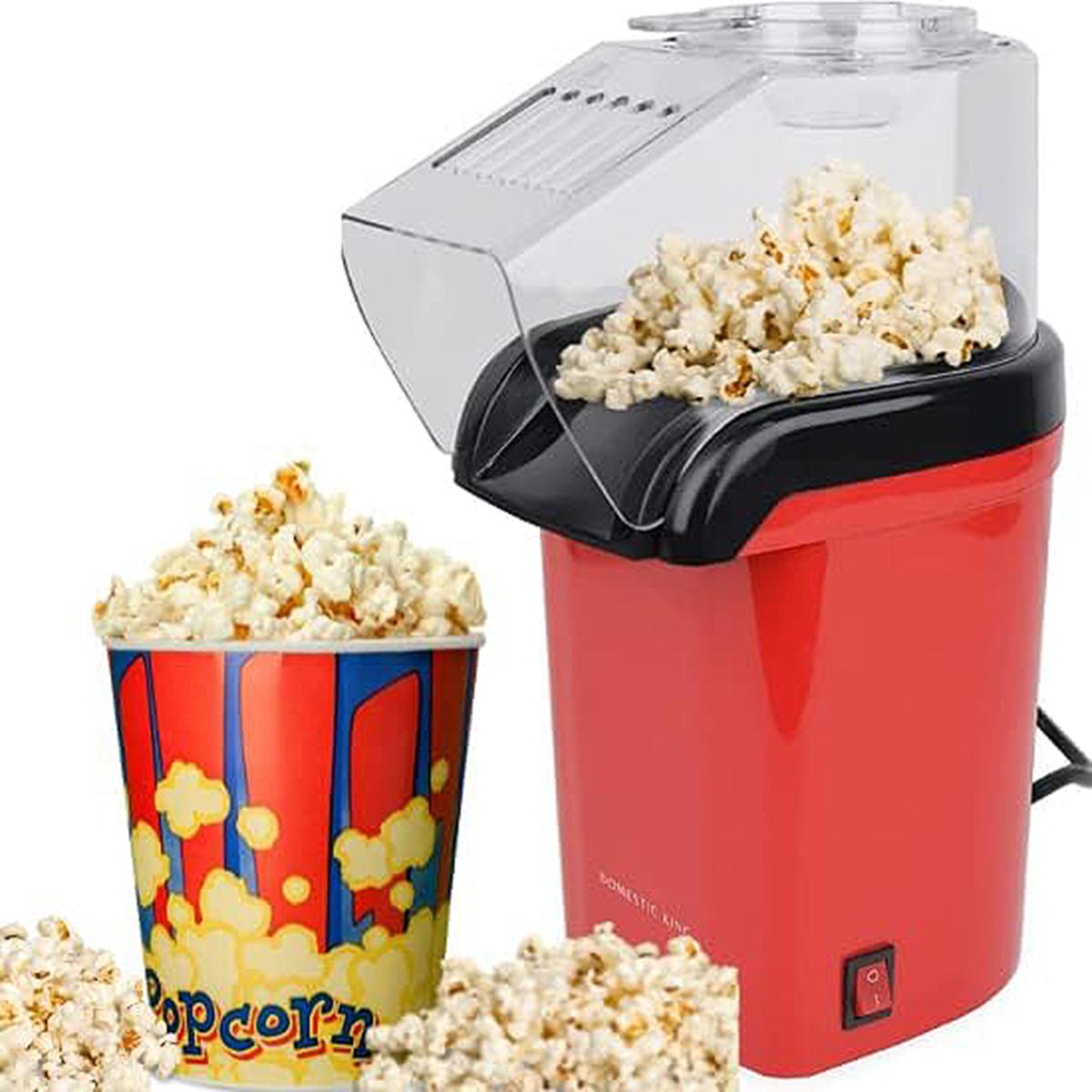 1200W Hot-Air Popcorn Maker – Healthy Oil-Free Snacking with Measuring Cup