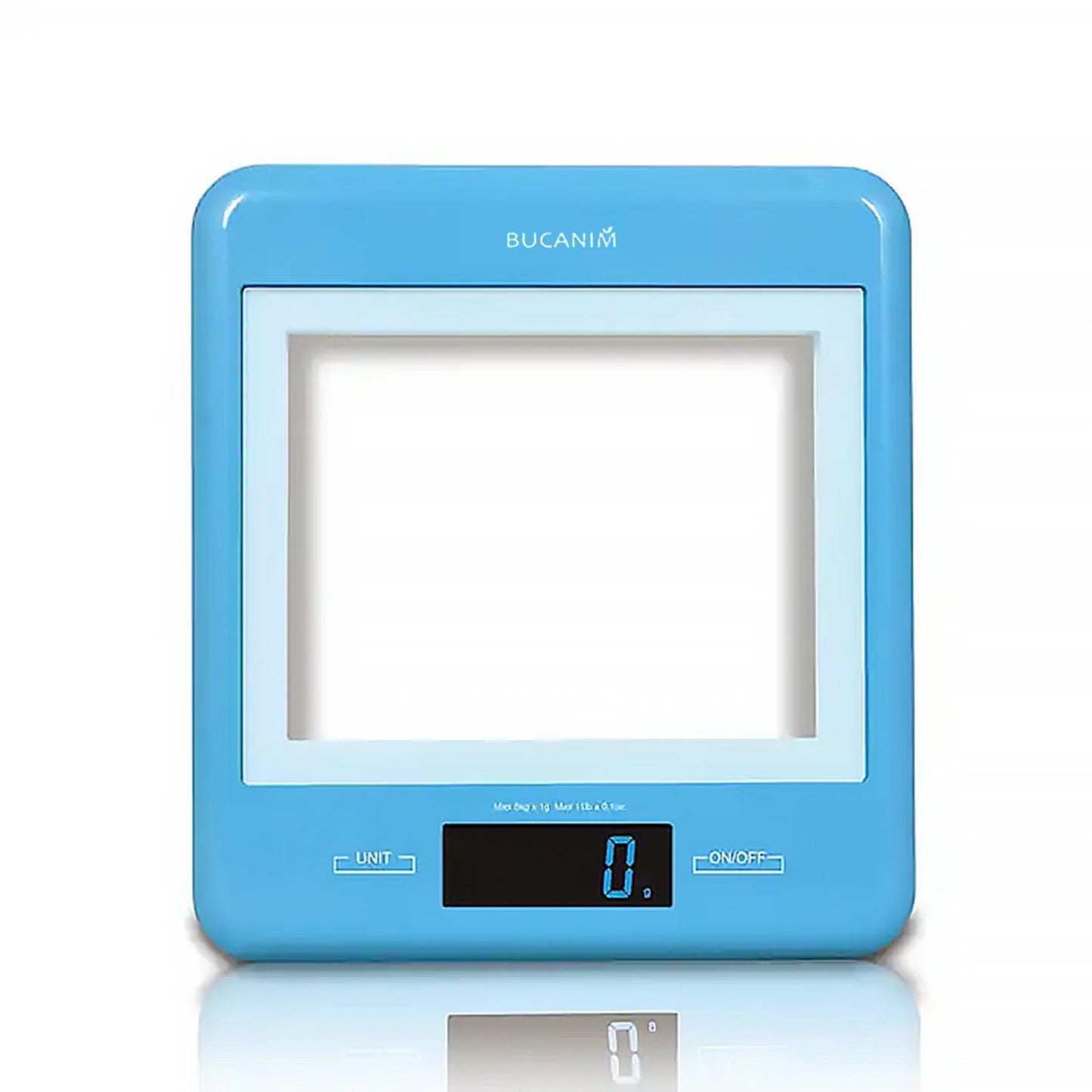 5kg Digital Kitchen Scale – Tempered Glass, LED Display, Stand-Up Design