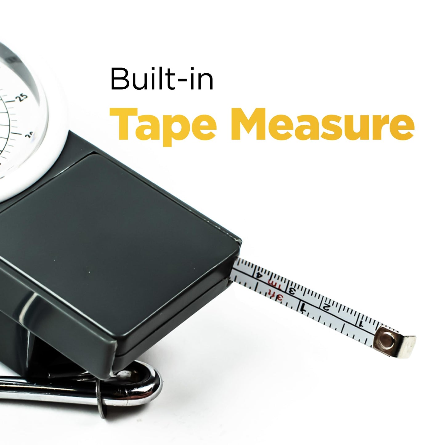 Digital Luggage Scale 32kg with Tape Measure – Portable Travel Weight Checker
