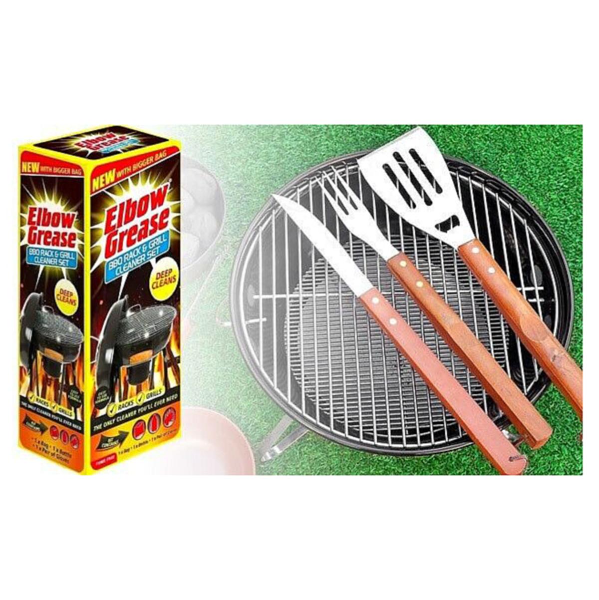 Elbow Grease BBQ Rack and Cleaning Set 500ml
