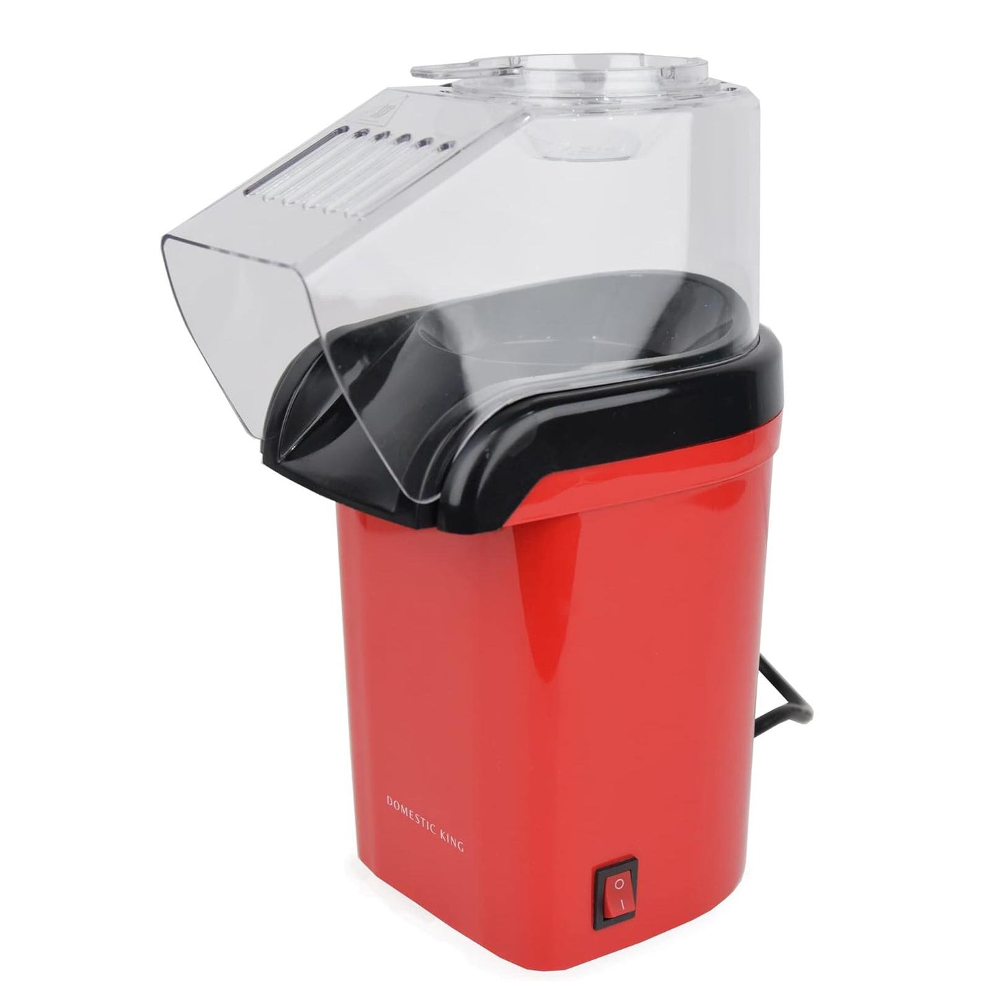 1200W Hot-Air Popcorn Maker – Healthy Oil-Free Snacking with Measuring Cup