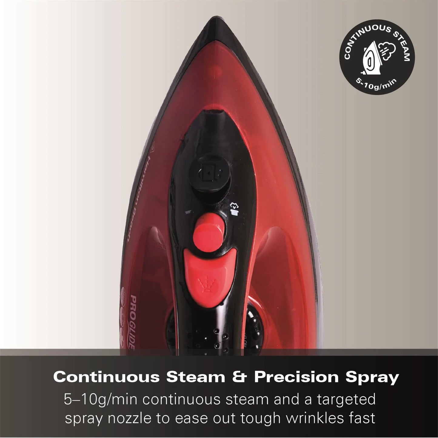 ProGlide 2200W Steam Iron – Fast Heat, Smooth Glide, Crease-Free Results