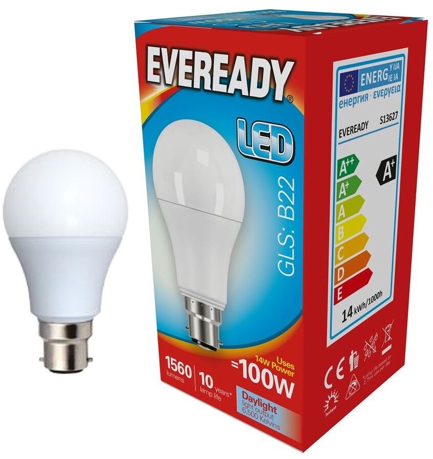 LED GLS B22 Lightbulb 13.2W (100W) Warm White – Energy Saving