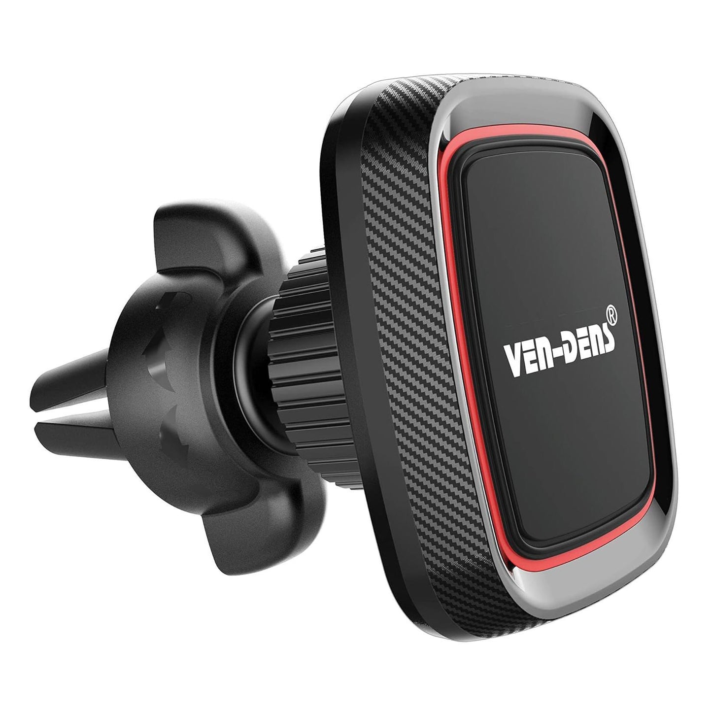 Magnetic Car Air Vent Phone Holder – 360° Rotation, Cable Clip