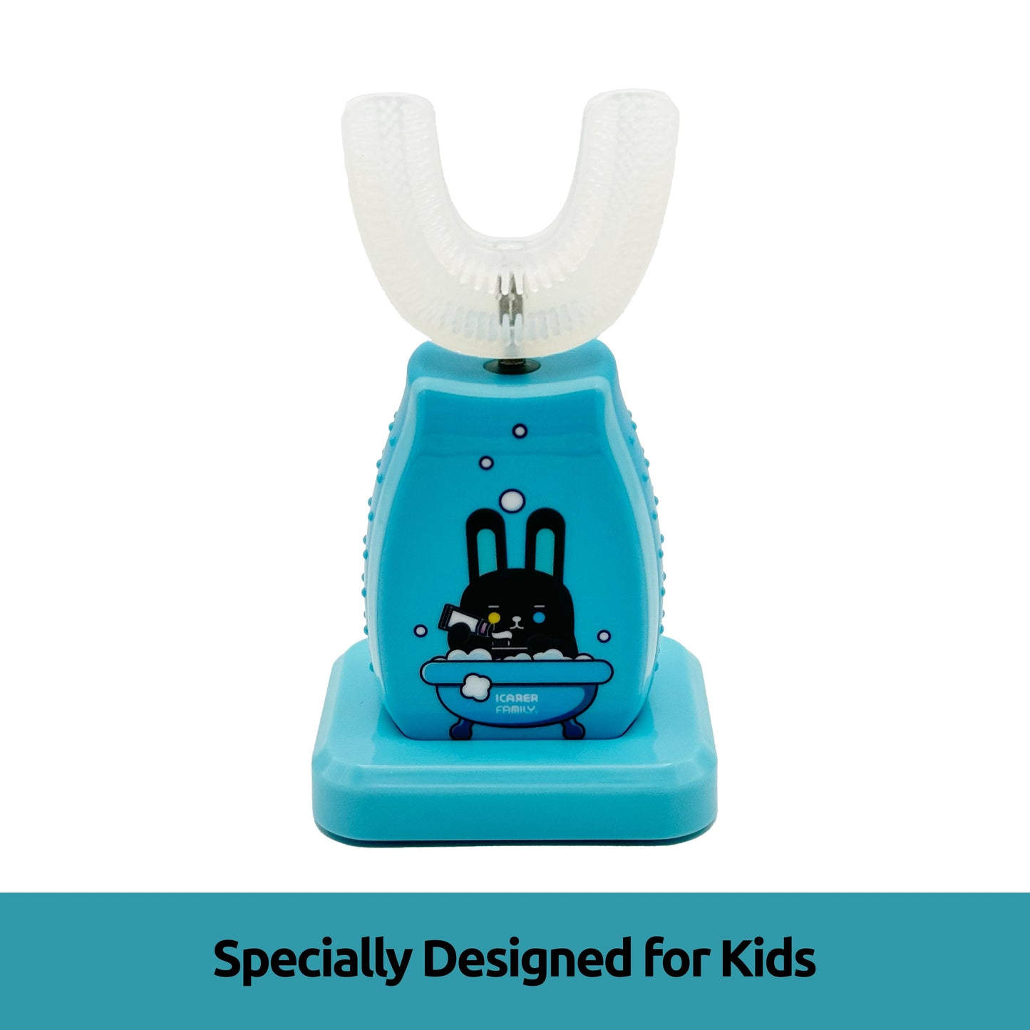 Sonic U-Shaped Kids Toothbrush – Hands-Free, USB Rechargeable, IPX7 Waterproof