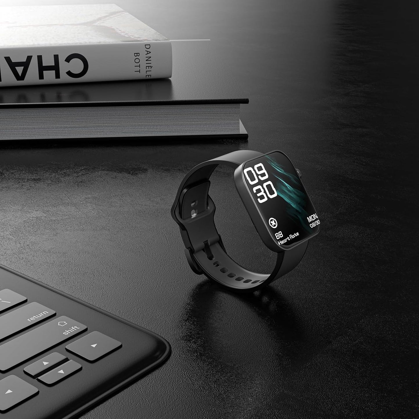 Smart Fitness Watch – IP68 Waterproof, Heart Rate, Calls, Android/iOS Compatible