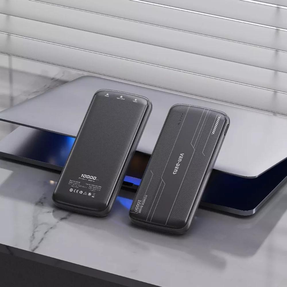 10,000mAh Portable Power Bank – Overheat & Overcharge Protection, Dual USB Output