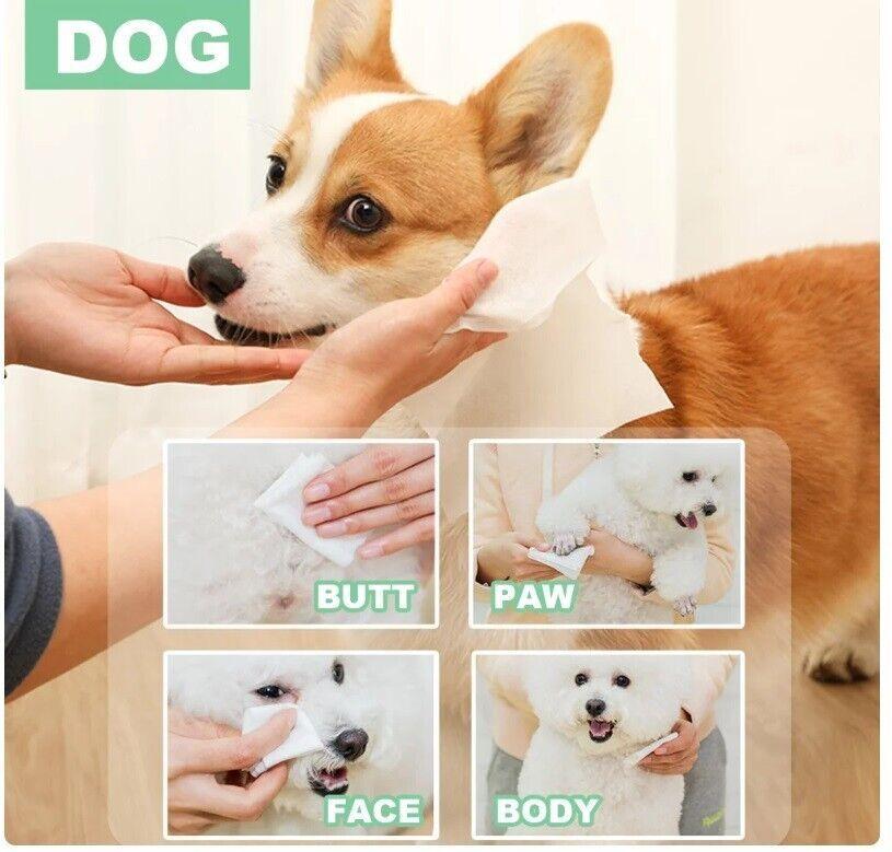 Pet Wipes – Gentle Grooming & Hygiene, 50 Pack for Dogs & Cats