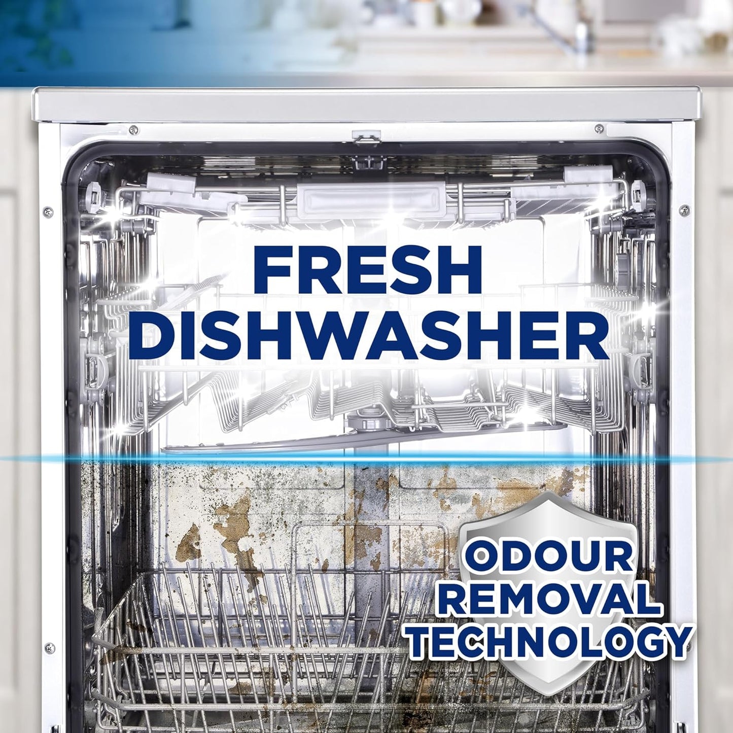 Elbow Grease Dishwasher Cleaner - Deep Cleaning & Descaling - Lemon Fresh Scent - 250ml - Household