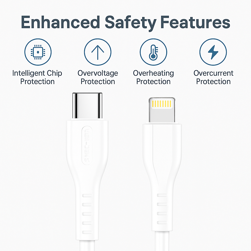 Fast Charging Cable – USB-C, Lightning & USB-A Variants