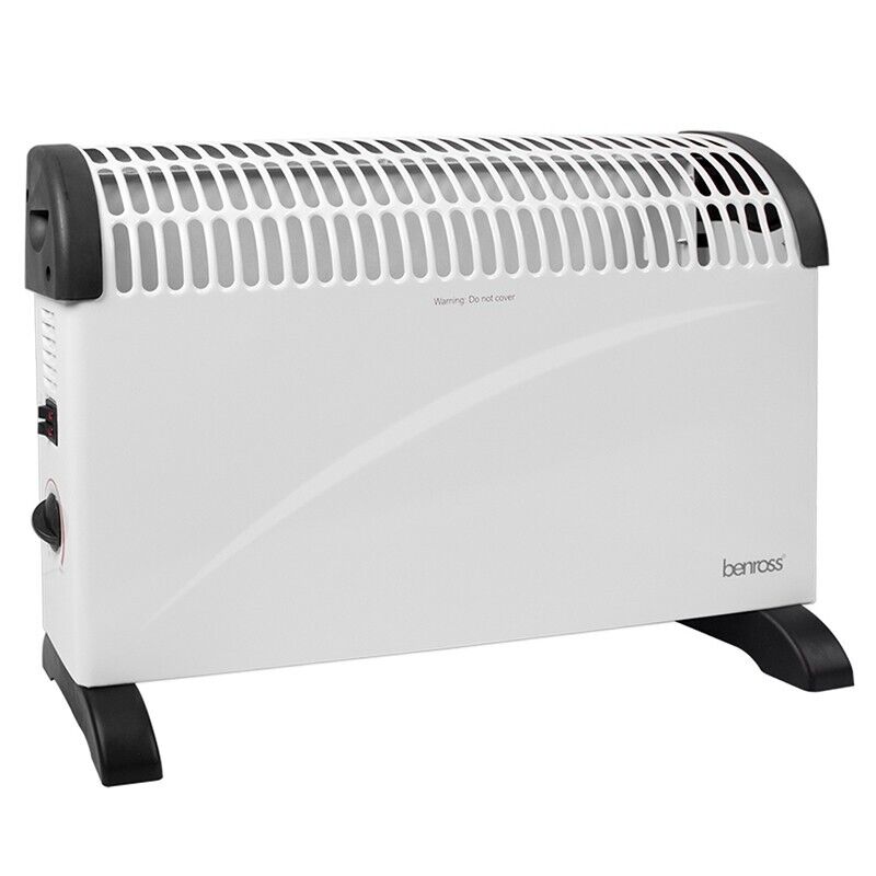 2000W Portable Convector Heater with 3 Heat Settings – Energy Efficient Electric Heater