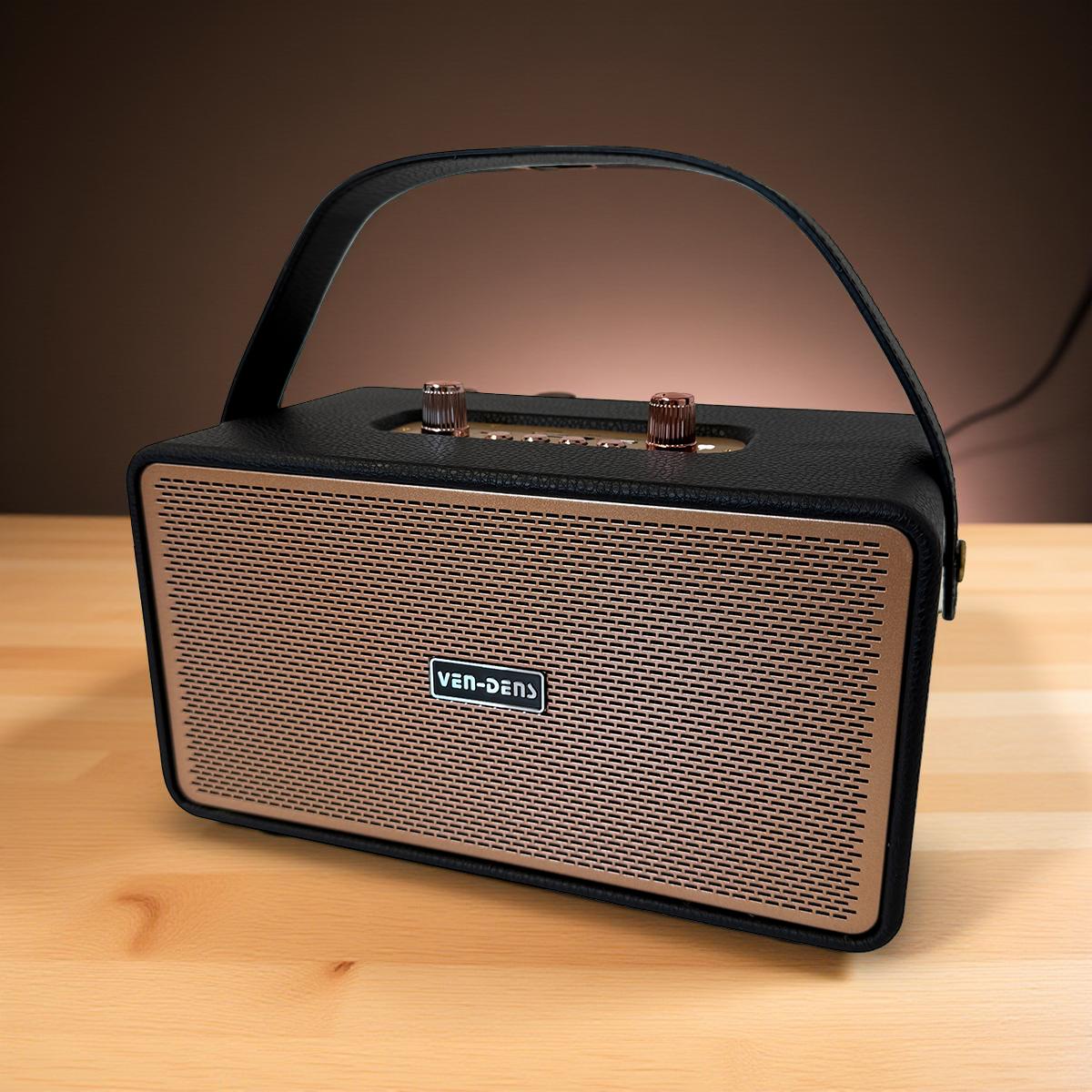 Portable Wireless Speaker – Bluetooth, Water Resistant, TWS Pairing, Kilburn Design
