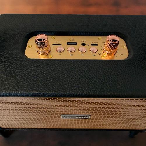 Portable Wireless Speaker – Bluetooth, Water Resistant, TWS Pairing, Kilburn Design
