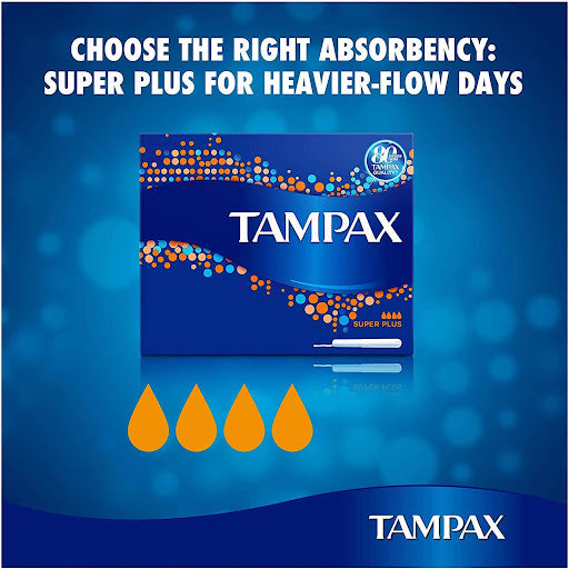 Super Plus Tampons – Heavy Flow Protection (Pack of 20)
