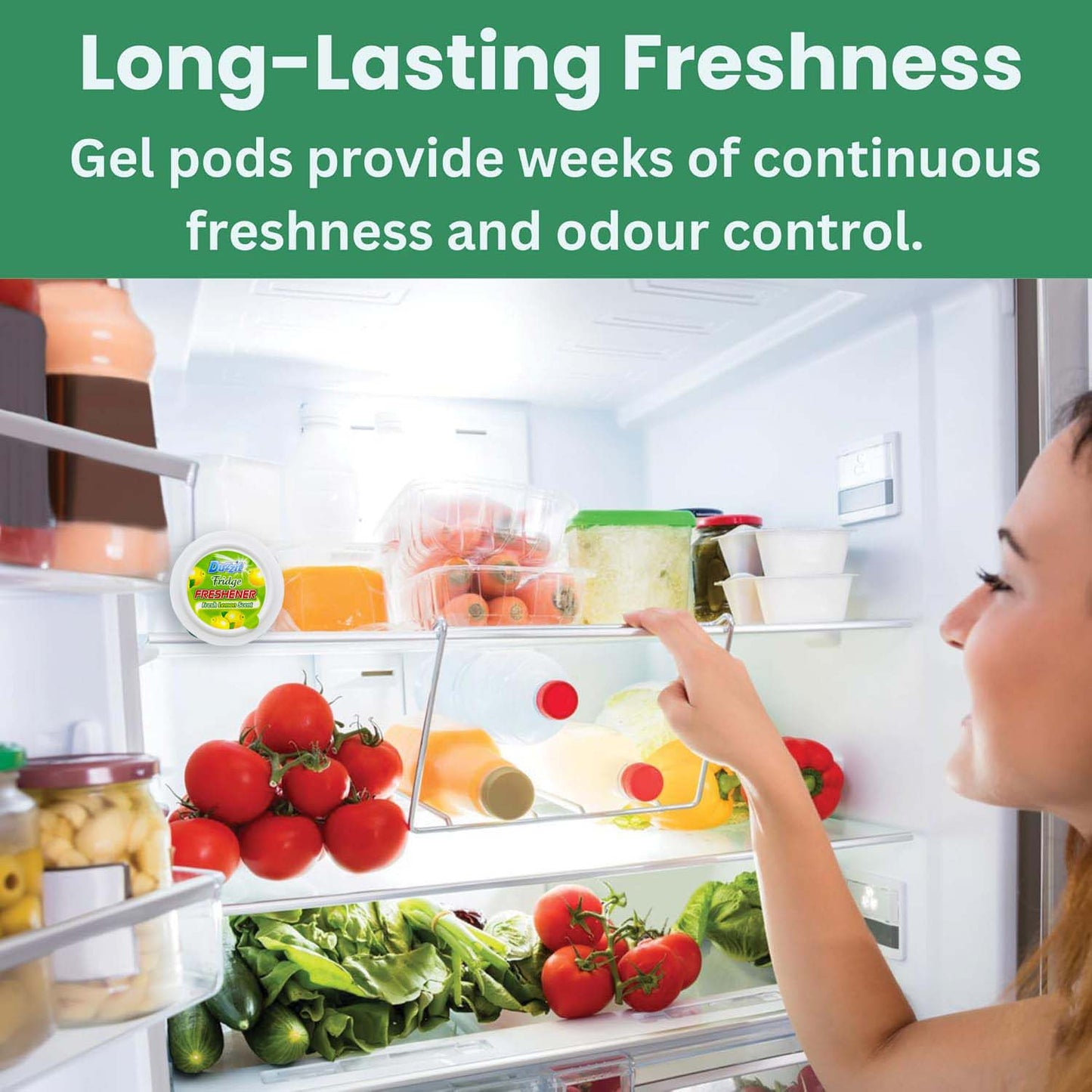 Fridge Freshener – Long Lasting Lemon Scent Deodoriser