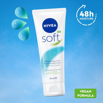 Soft Moisturiser 75ml – Lightweight Daily Hydrating Cream