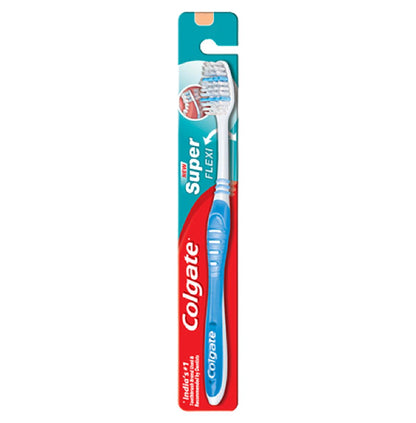 Super Flexi Toothbrush – Medium Bristle, Compact Head, Adult Oral Care