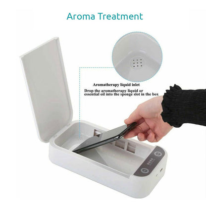 UV Light Mobile Sterilisation Coater, The Ultimate On-the-Go Disinfection Solution for Phones, Watches, and Accessories