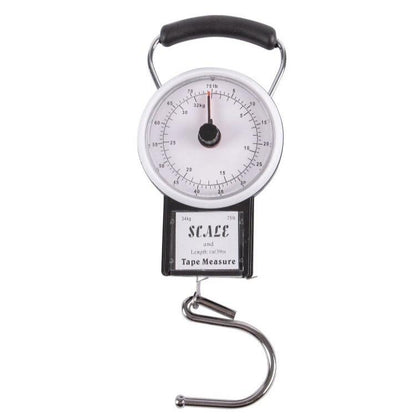 Digital Luggage Scale 32kg with Tape Measure – Portable Travel Weight Checker