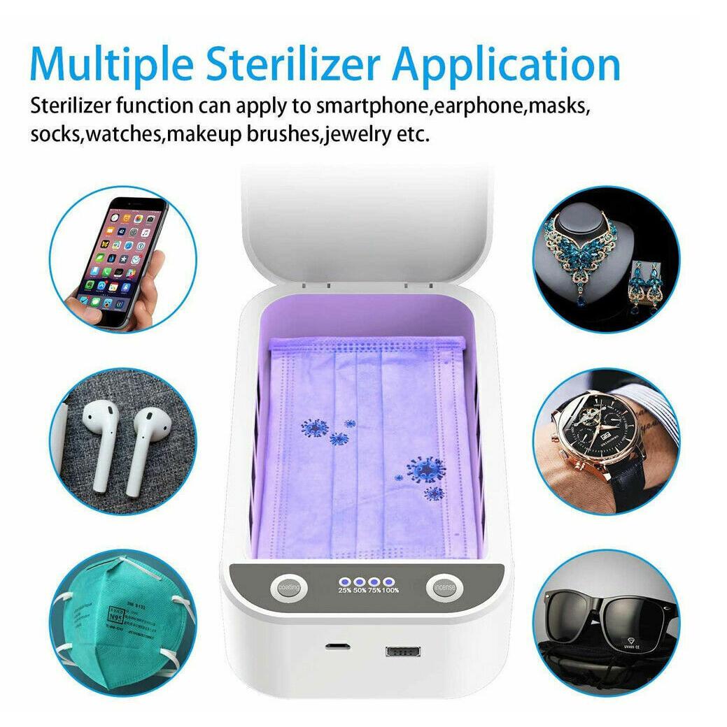 UV Light Mobile Sterilisation Coater, The Ultimate On-the-Go Disinfection Solution for Phones, Watches, and Accessories